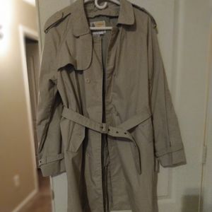 Double breasted trench coat